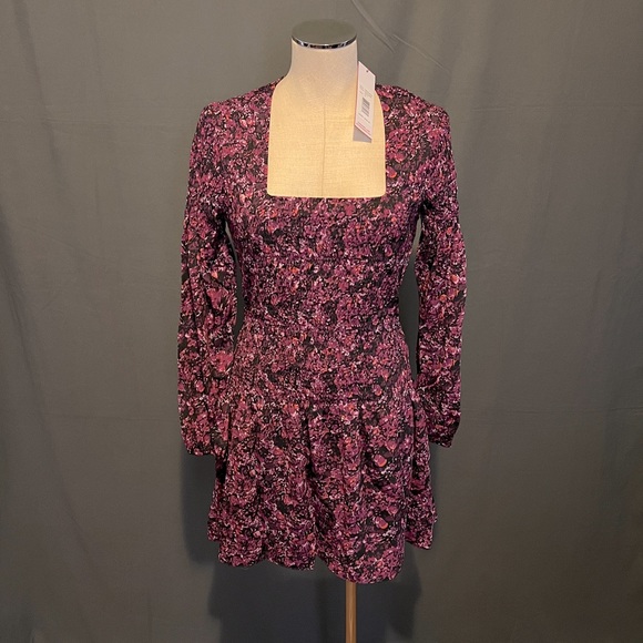 PARKER Tiara Rinbed Mini Dress - Picture 2 of 9